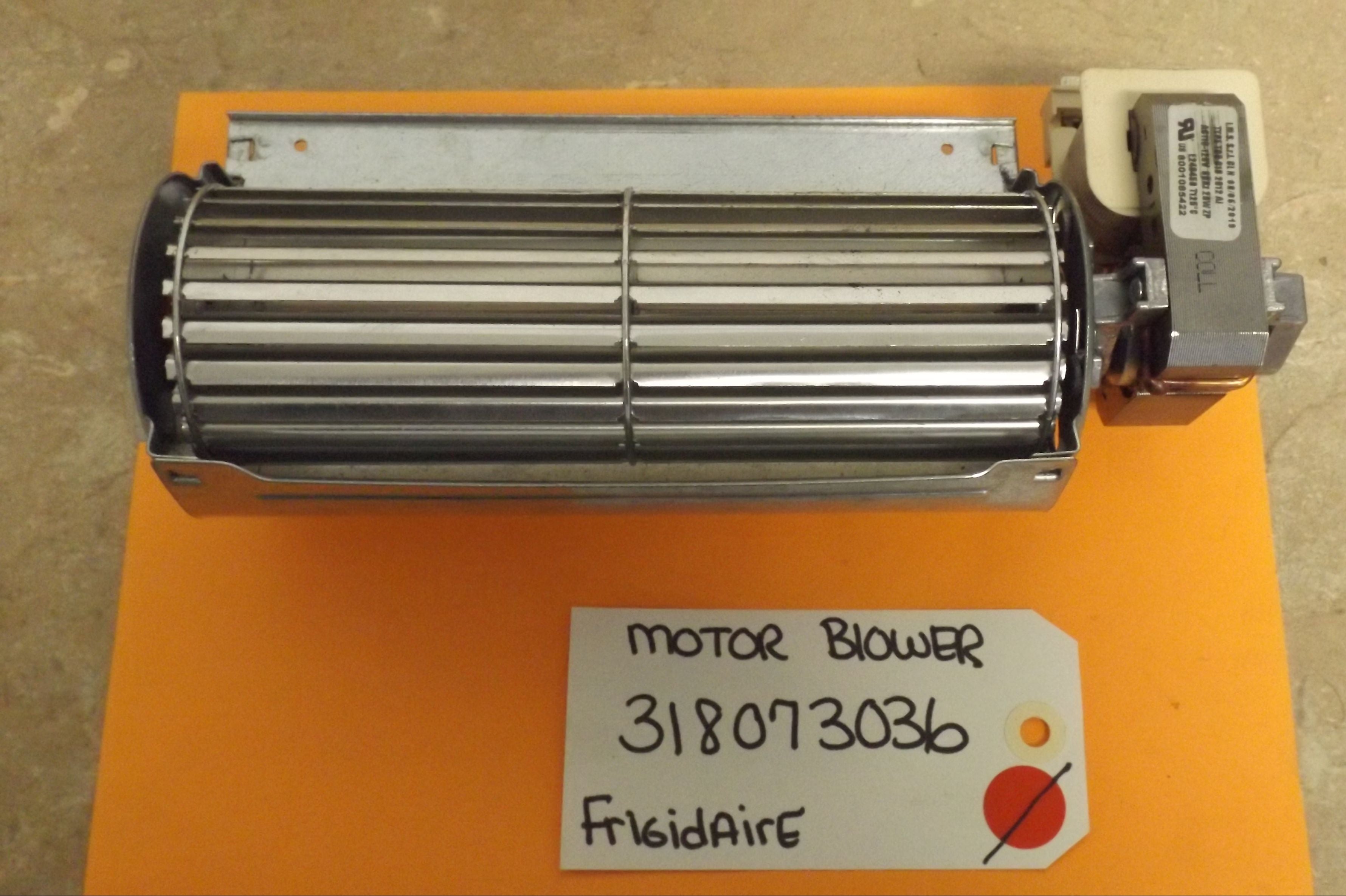 FRIGIDAIRE STOVE 318073036 MOTOR BLOWER (USED) FRIGIDAIRE STOVE 318073036 MOTOR BLOWER (USED)